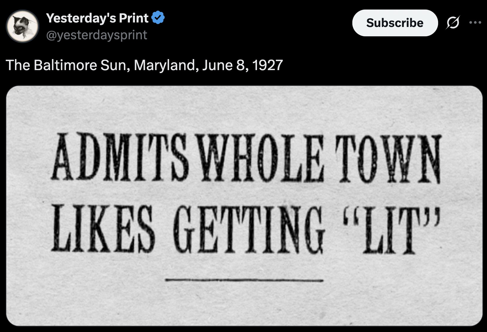 Every word has an origin